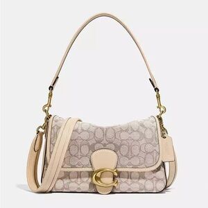 Coach Soft Tabby Shoulder Bag in Signature Jacquard
